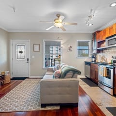 The Hive | Patio | Walk Downtown | Beach Gear